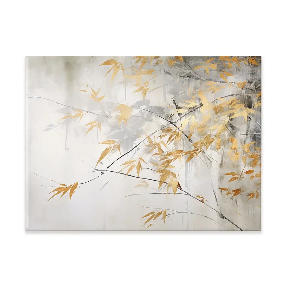 Gold Leaf Branches Canvas Print Gold Leaf Branches Canvas Print wall art product Art Print Shop
