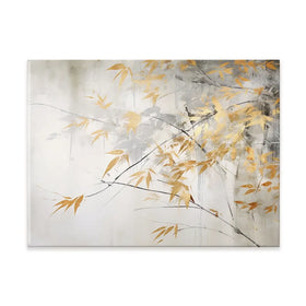 Gold Leaf Branches Canvas Print Gold Leaf Branches Canvas Print wall art product Art Print Shop