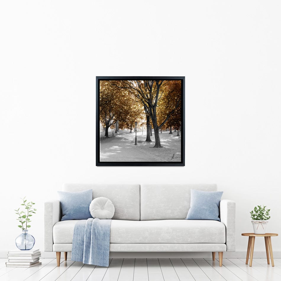 Gold Path Canvas Print wall art product Aimee Linzi