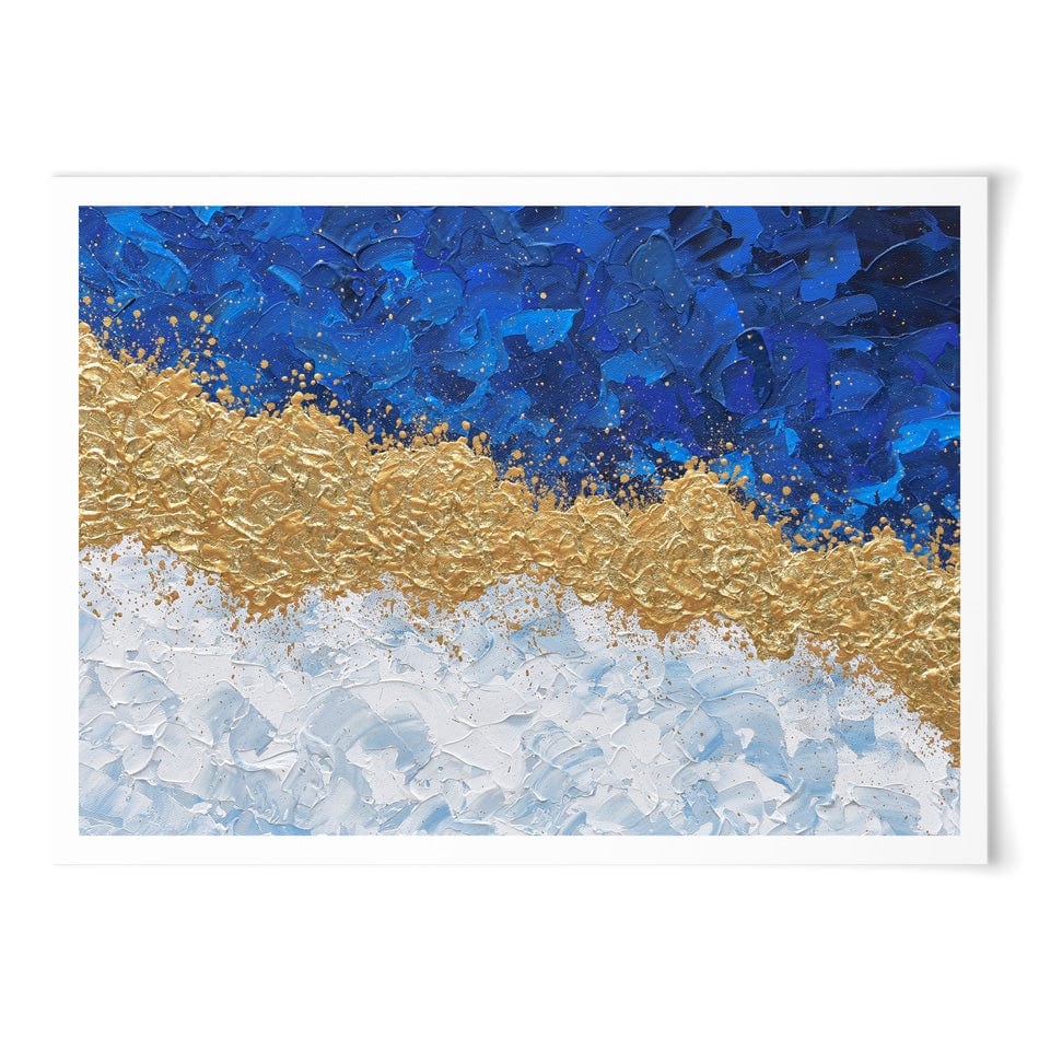 Gold Print Art Print wall art product Olga Tkachyk