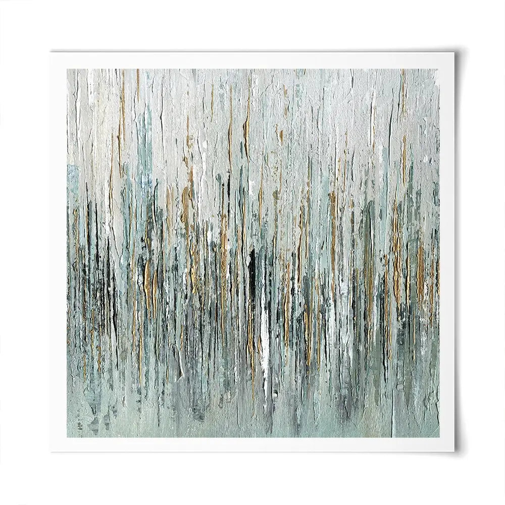 Gold Rain Square Art Print Gold Rain Square Art Print wall art product Svetlana Aleynikova