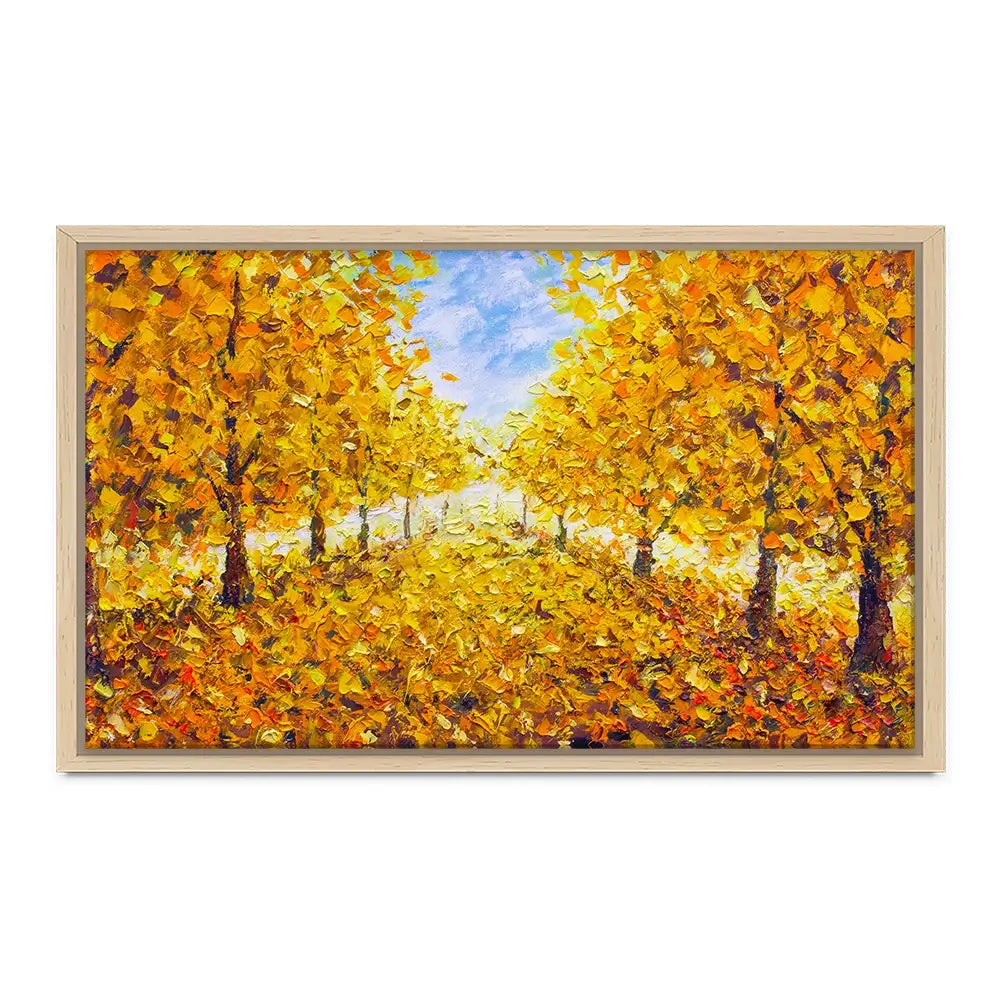 Golden Autumn Canvas Print Golden Autumn Canvas Print wall art product Valery Rybakow / Shutterstock