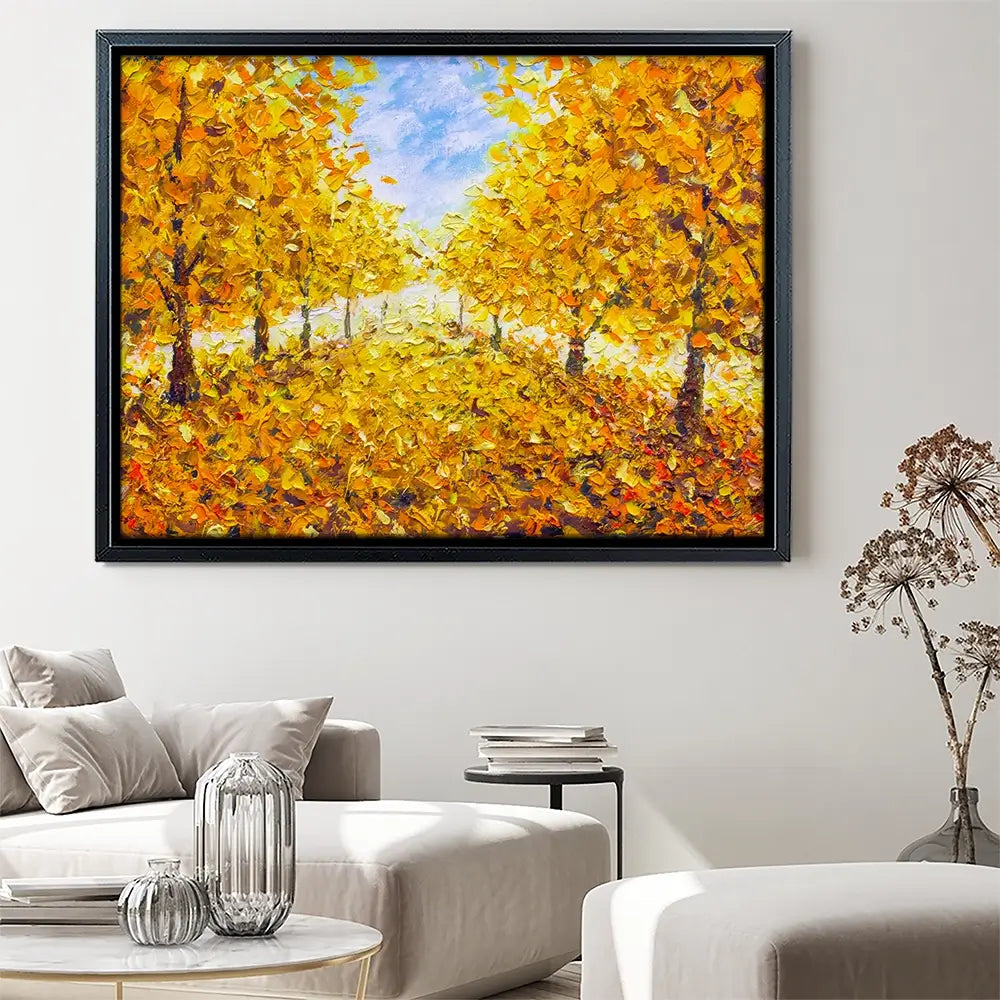 Golden Autumn Canvas Print Golden Autumn Canvas Print wall art product Valery Rybakow / Shutterstock