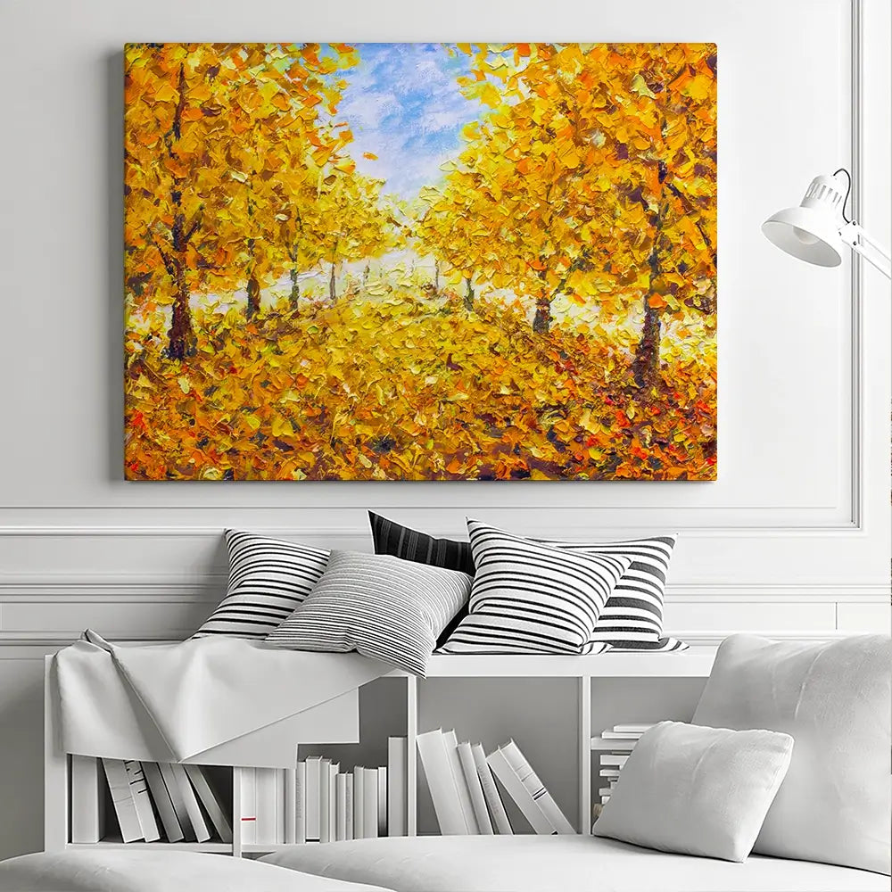 Golden Autumn Canvas Print Golden Autumn Canvas Print wall art product Valery Rybakow / Shutterstock
