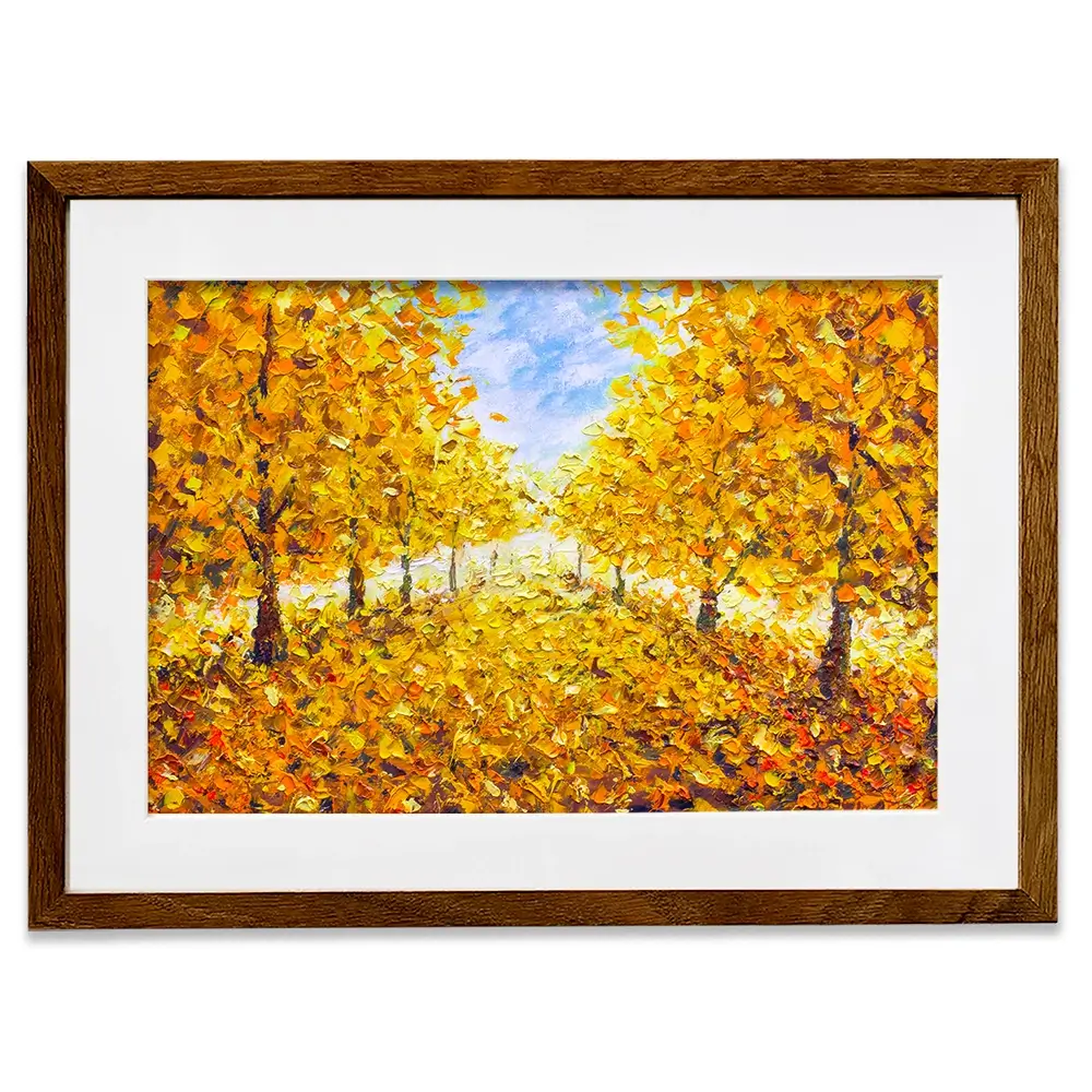 Golden Autumn Framed Art Print Golden Autumn Framed Art Print wall art product Valery Rybakow / Shutterstock