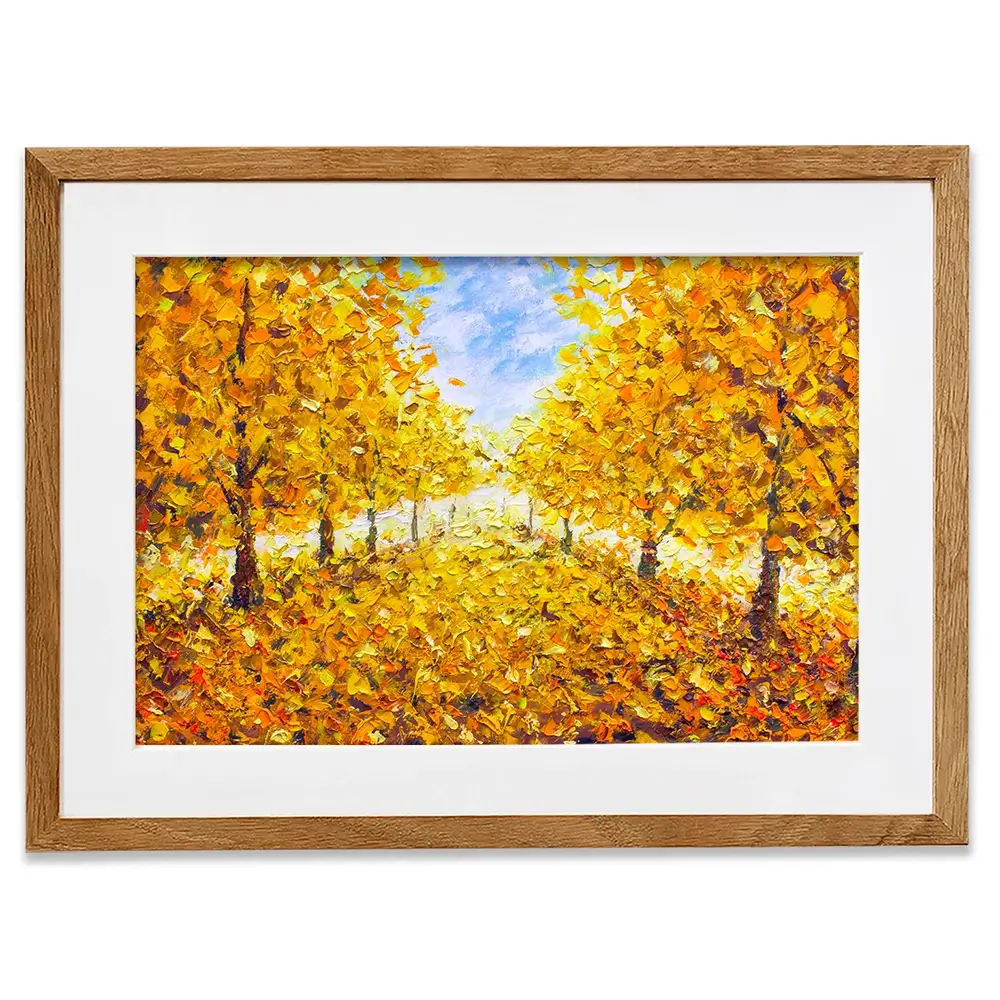 Golden Autumn Framed Art Print Golden Autumn Framed Art Print wall art product Valery Rybakow / Shutterstock