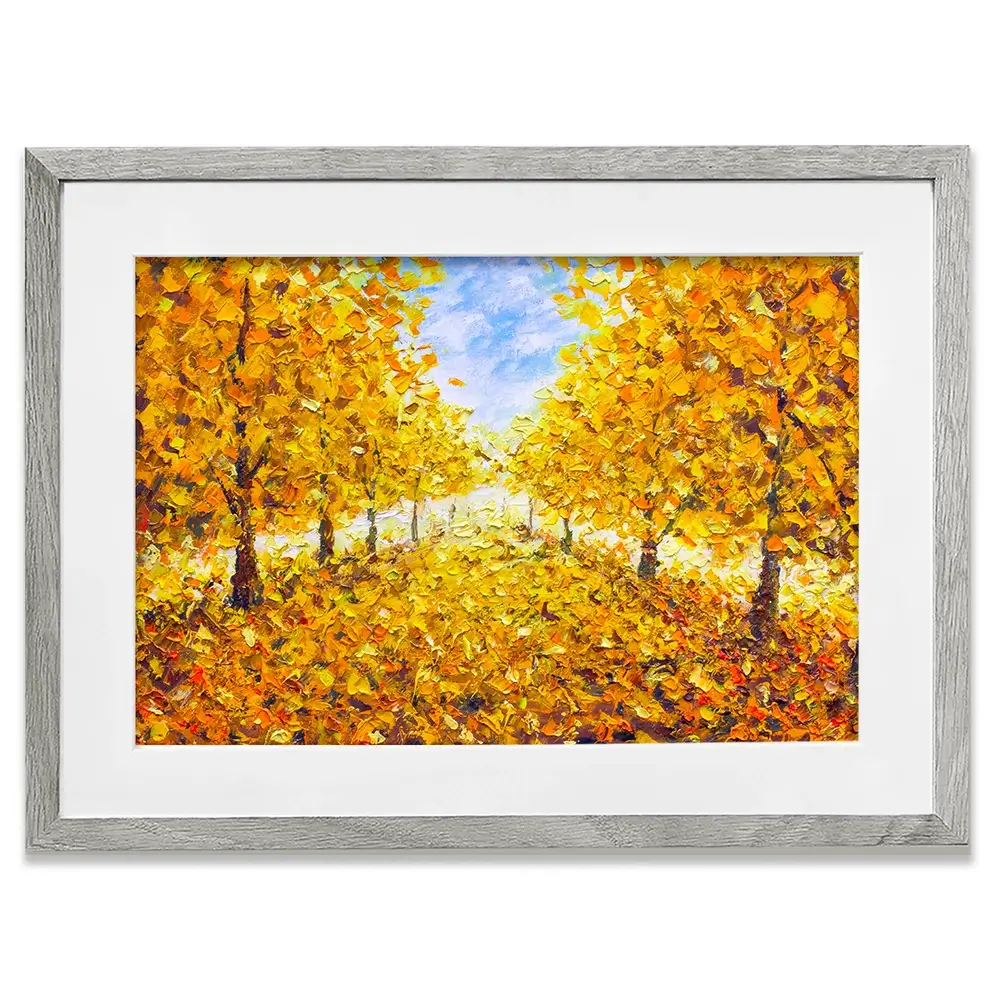 Golden Autumn Framed Art Print Golden Autumn Framed Art Print wall art product Valery Rybakow / Shutterstock