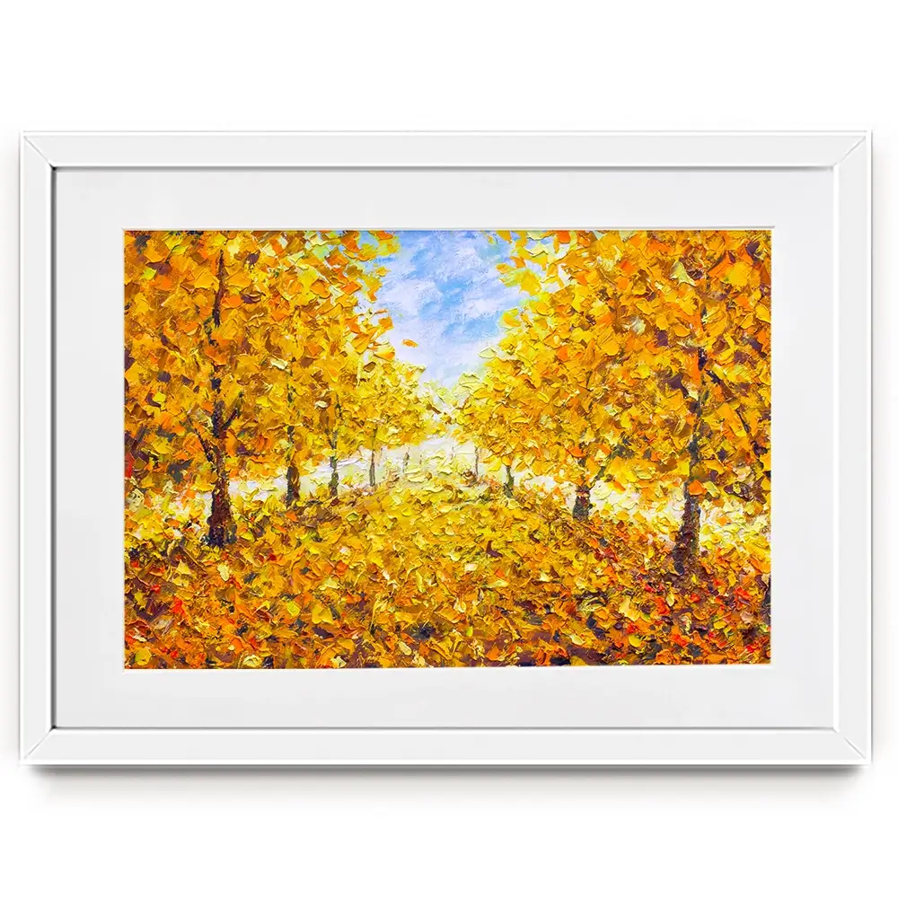 Golden Autumn Framed Art Print Golden Autumn Framed Art Print wall art product Valery Rybakow / Shutterstock