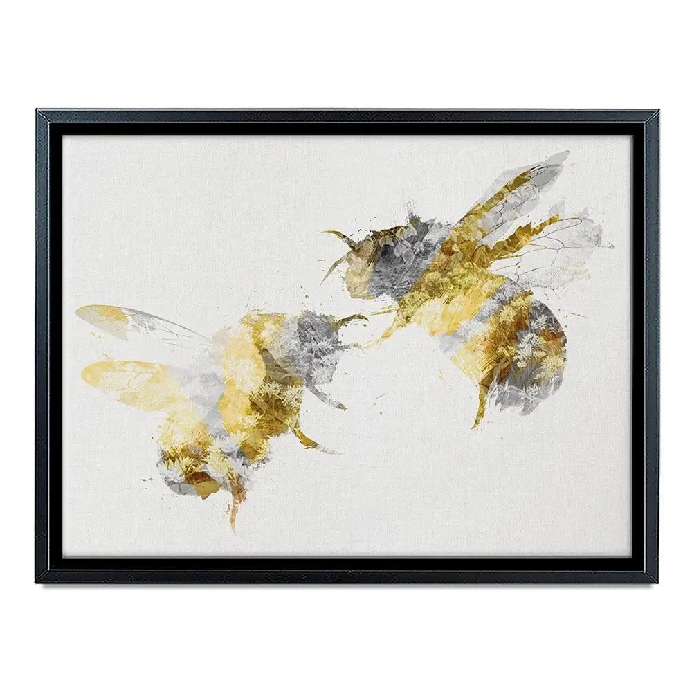 Golden Bees Canvas Print Golden Bees Canvas Print wall art product Aimee Linzi