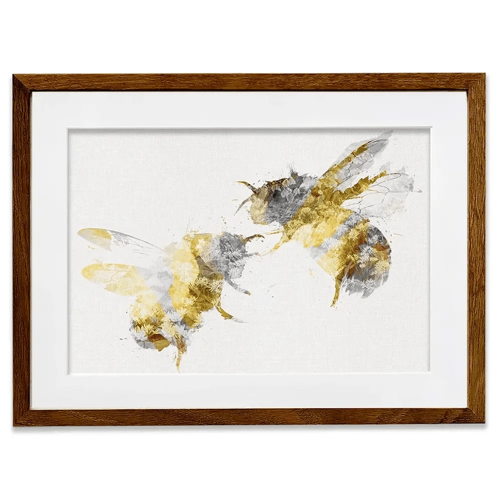 Golden Bees Framed Art Print Golden Bees Framed Art Print wall art product Aimee Linzi