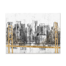 Golden Bridge Panorama Canvas Print Golden Bridge Panorama Canvas Print wall art product Jennifer Goldberger