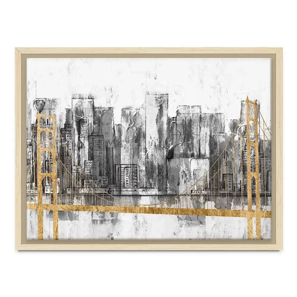 Golden Bridge Panorama Canvas Print Golden Bridge Panorama Canvas Print wall art product Jennifer Goldberger