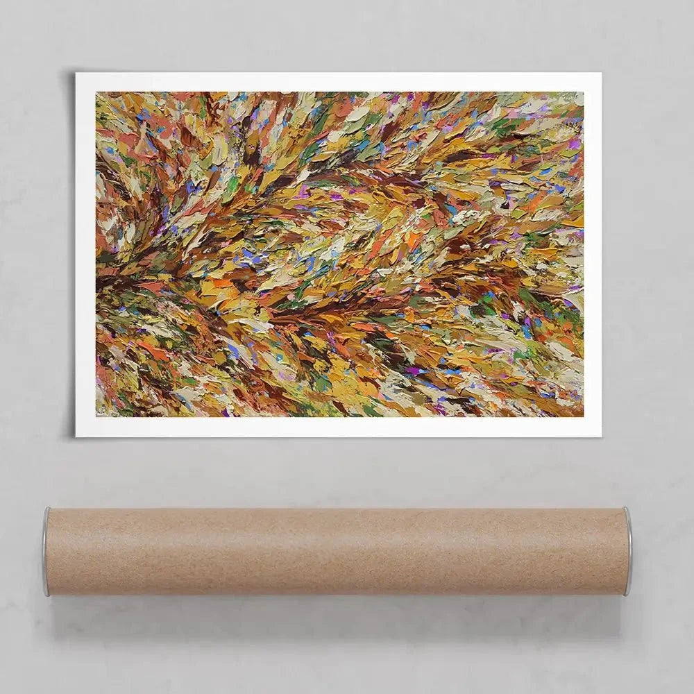 Golden Canopy Art Print Golden Canopy Art Print wall art product Olga Tkachyk