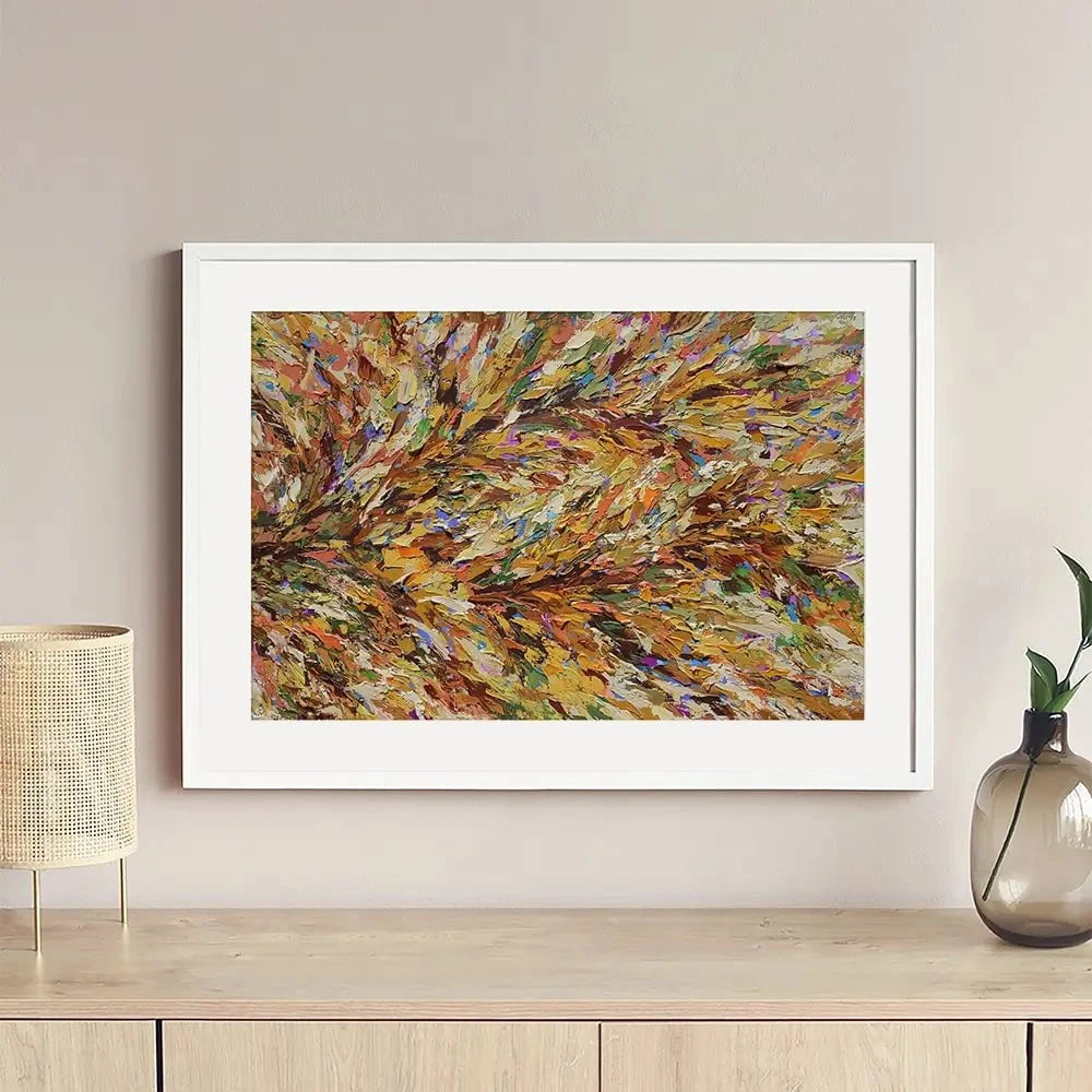 Golden Canopy Framed Art Print Golden Canopy Framed Art Print wall art product Olga Tkachyk