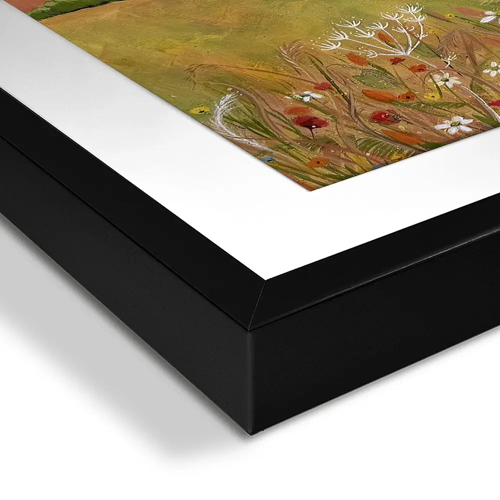 Golden Fields Square Framed Art Print Golden Fields Square Framed Art Print wall art product Karen Sutton