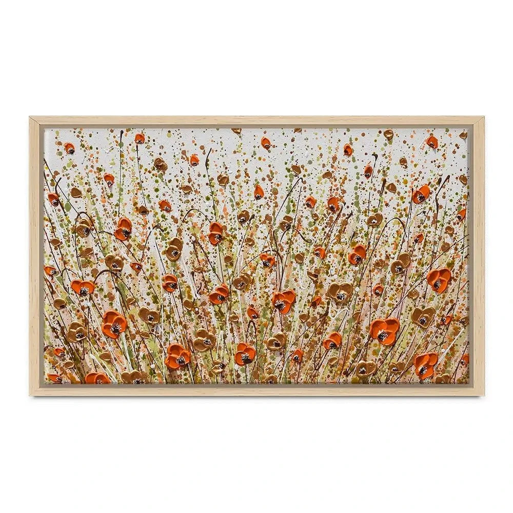 Golden Flowers Canvas Print Golden Flowers Canvas Print wall art product Olga Tkachyk