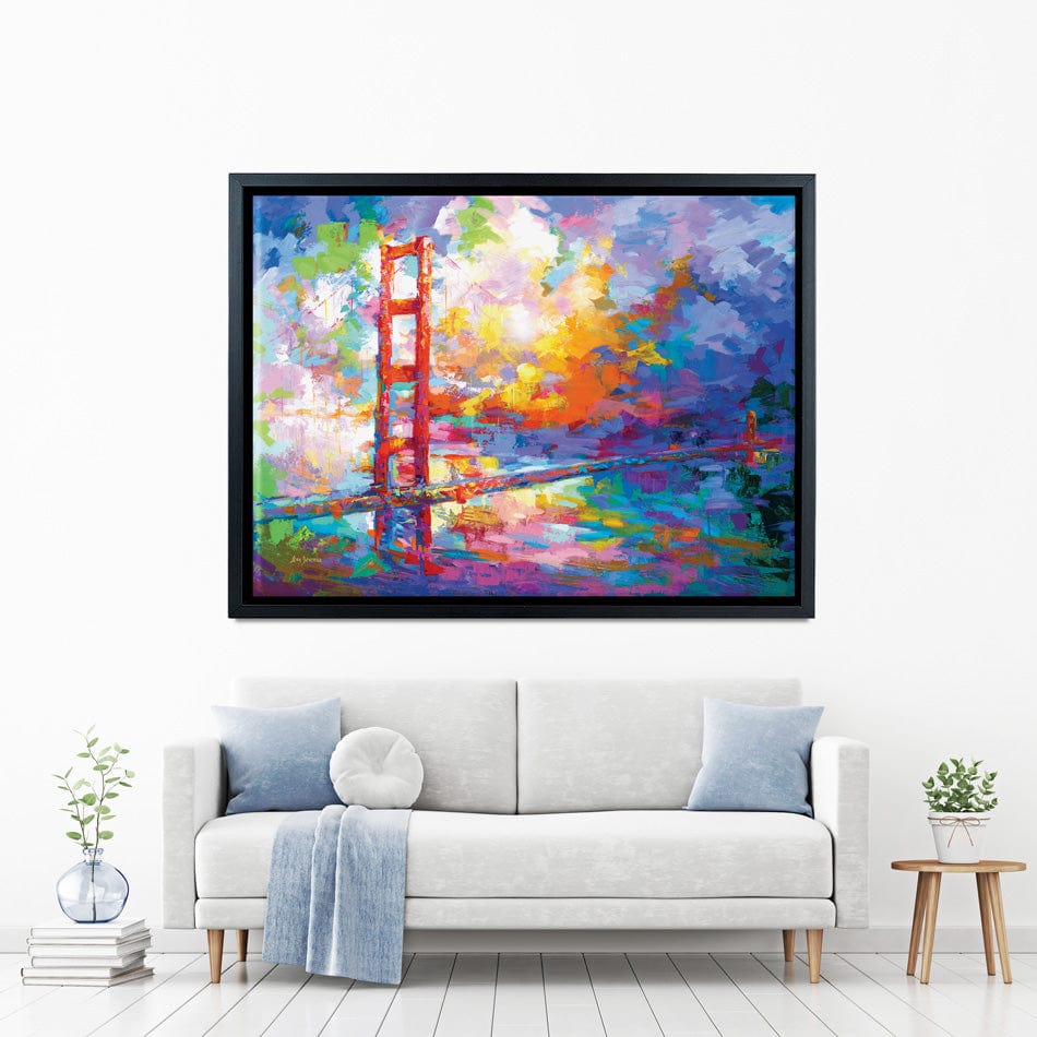 Golden Gate Bridge 2 Canvas Print wall art product Leon Devenice