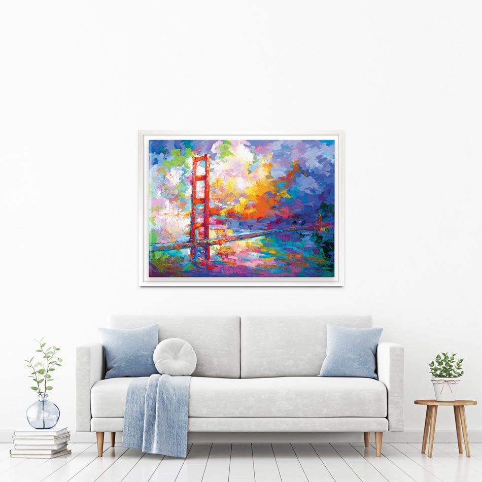 Golden Gate Bridge 2 Canvas Print wall art product Leon Devenice