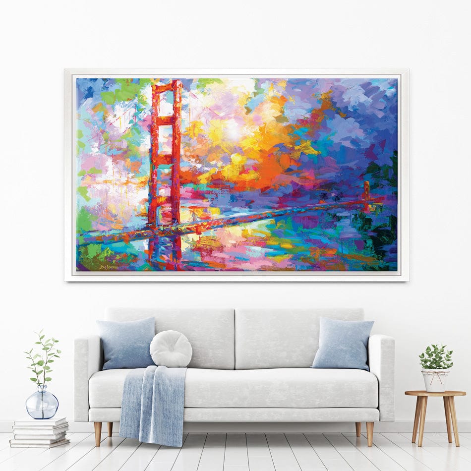 Golden Gate Bridge 2 Canvas Print wall art product Leon Devenice