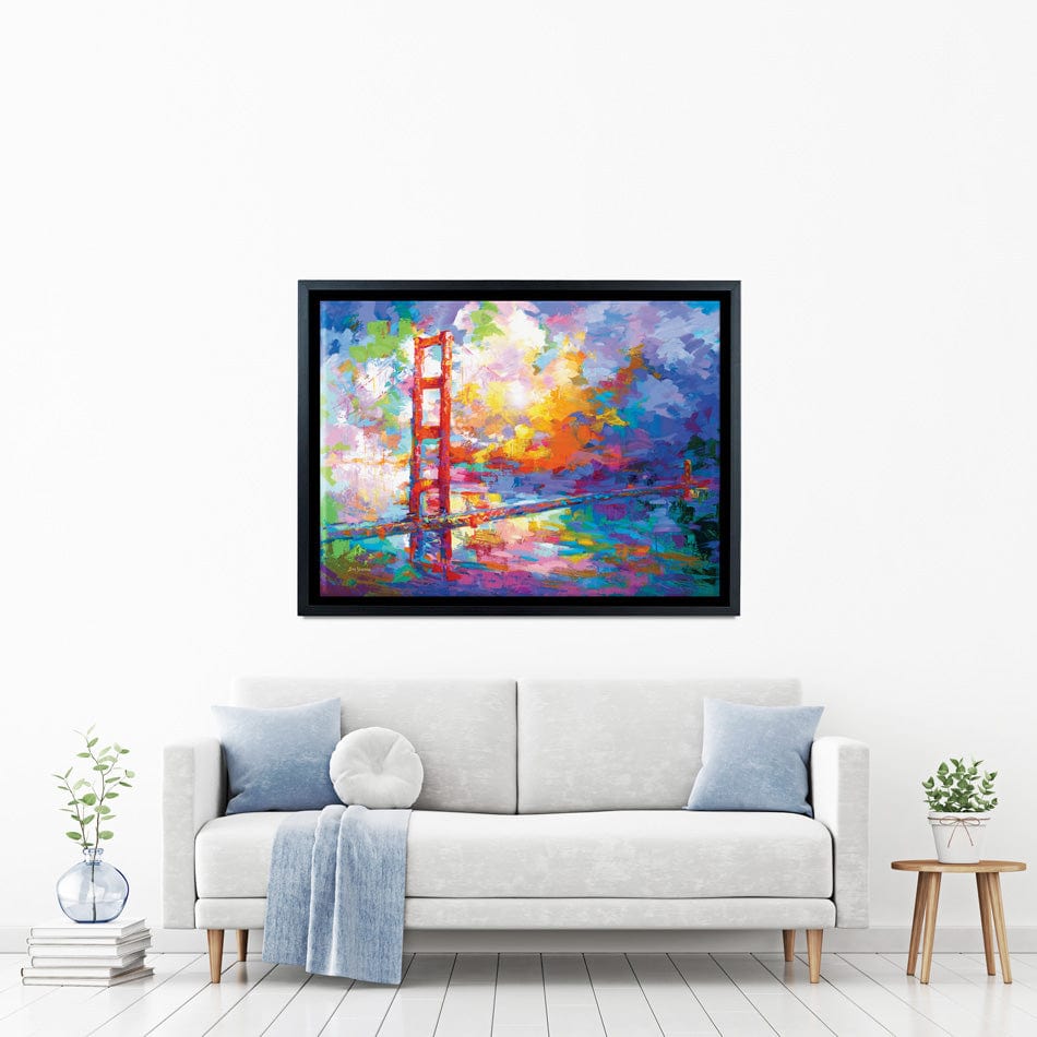 Golden Gate Bridge 2 Canvas Print wall art product Leon Devenice