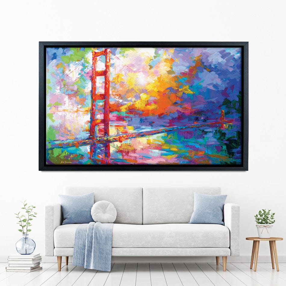 Golden Gate Bridge 2 Canvas Print wall art product Leon Devenice