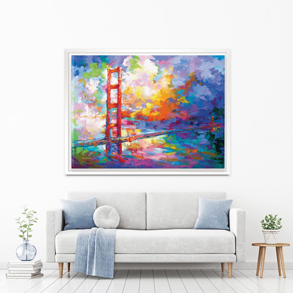 Golden Gate Bridge 2 Canvas Print wall art product Leon Devenice