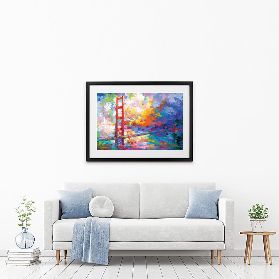 Golden Gate Bridge 2 Framed Art Print wall art product Leon Devenice