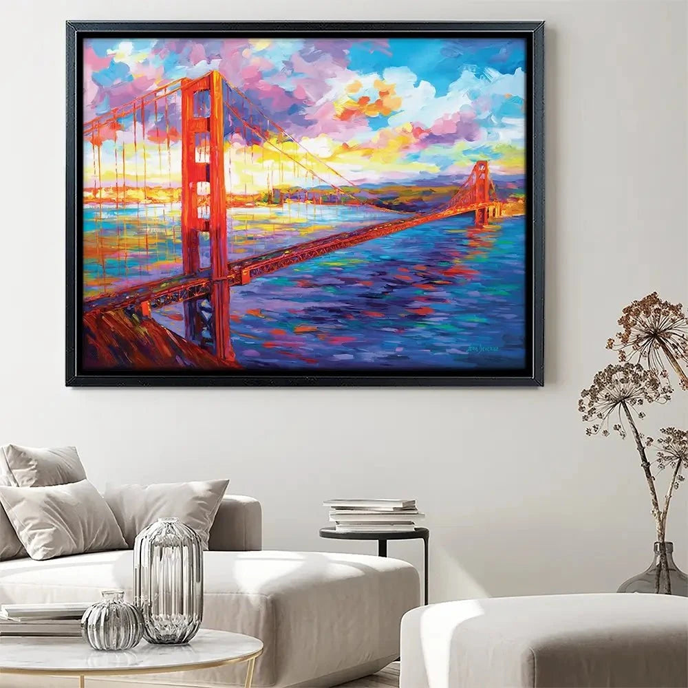 Golden Gate Bridge Canvas Print Golden Gate Bridge Canvas Print wall art product Leon Devenice