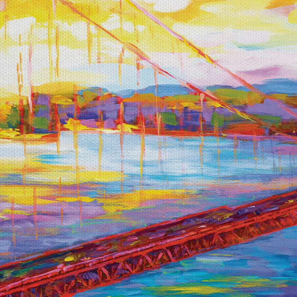 Golden Gate Bridge Canvas Print wall art product Leon Devenice