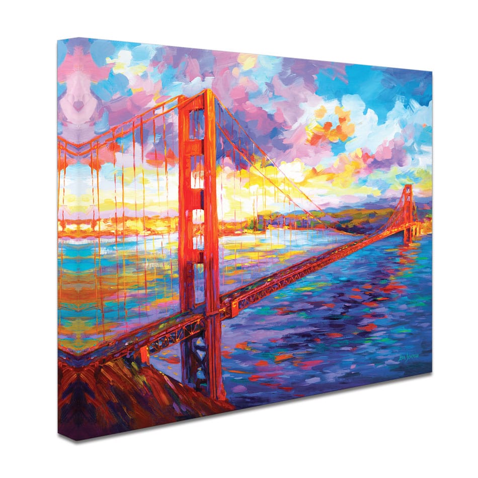 Golden Gate Bridge Canvas Print wall art product Leon Devenice