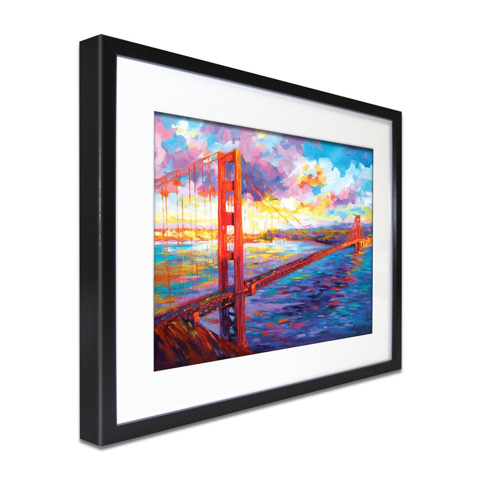 Golden Gate Bridge Framed Art Print wall art product Leon Devenice