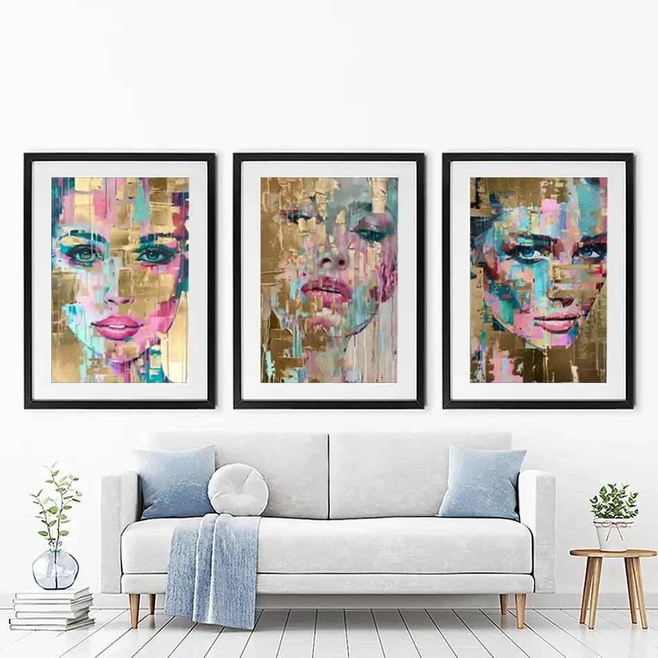 Golden Girl Framed Art Print Trio Golden Girl Framed Art Print Trio wall art product Svetlana Aleynikova