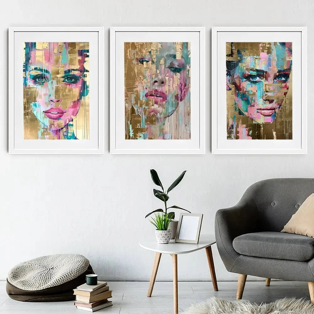 Golden Girl Framed Art Print Trio Golden Girl Framed Art Print Trio wall art product Svetlana Aleynikova