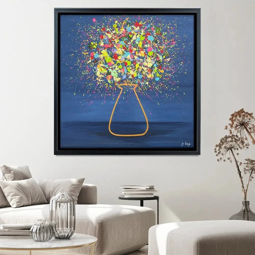 Golden Glow Canvas Print Golden Glow Canvas Print wall art product Jo Gough