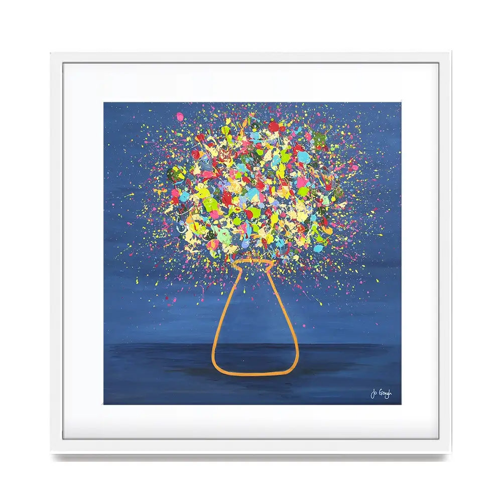 Golden Glow Framed Art Print Golden Glow Framed Art Print wall art product Jo Gough
