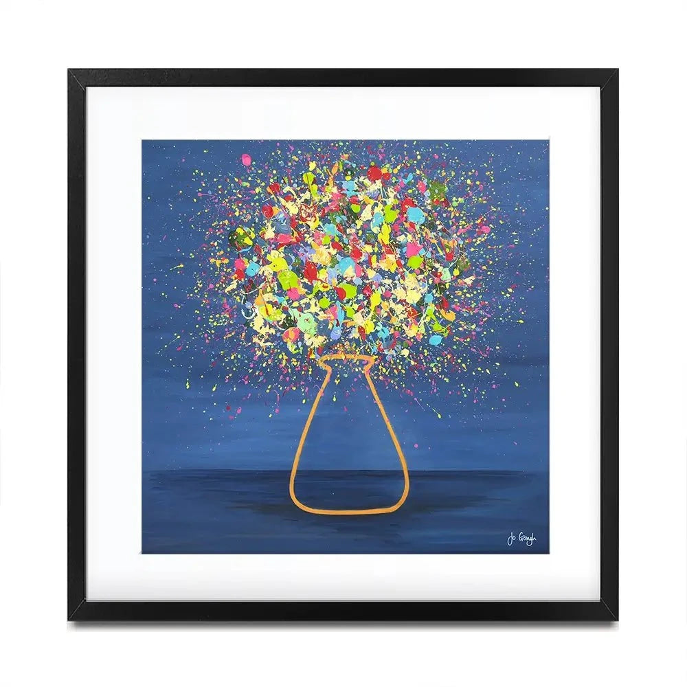 Golden Glow Framed Art Print Golden Glow Framed Art Print wall art product Jo Gough