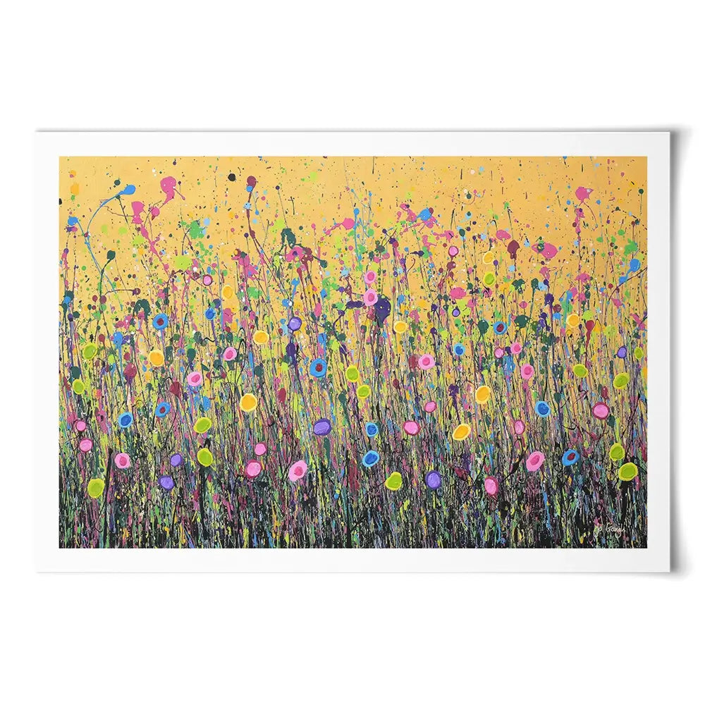 Golden Joy Art Print Golden Joy Art Print wall art product Jo Gough