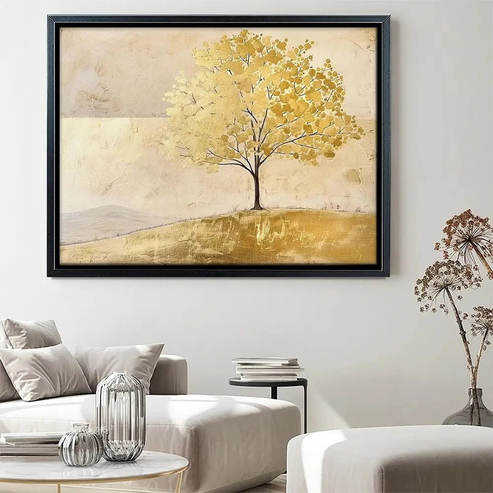 Golden Landscape Canvas Print Golden Landscape Canvas Print wall art product RileyB - Independent