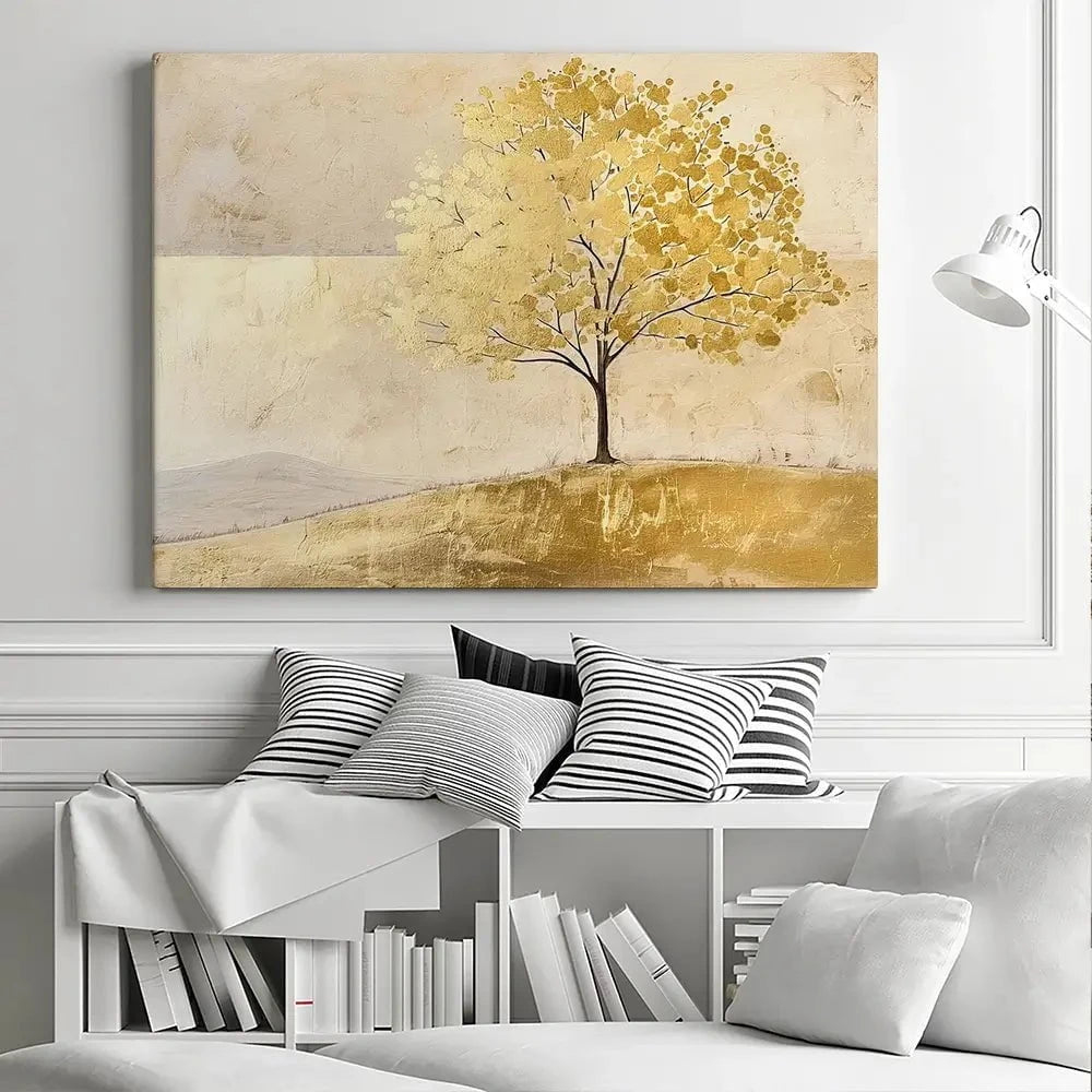 Golden Landscape Canvas Print Golden Landscape Canvas Print wall art product RileyB - Independent