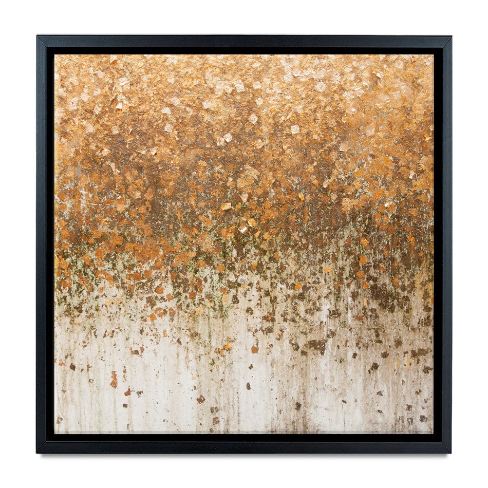 Golden Leaf Wall Square Canvas Print wall art product WIN12_ET / Shutterstock