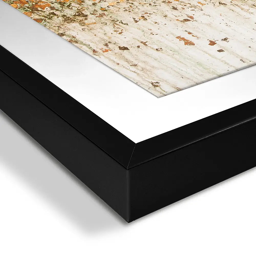 Golden Leaf Wall Square Framed Art Print Golden Leaf Wall Square Framed Art Print wall art product WIN12_ET / Shutterstock