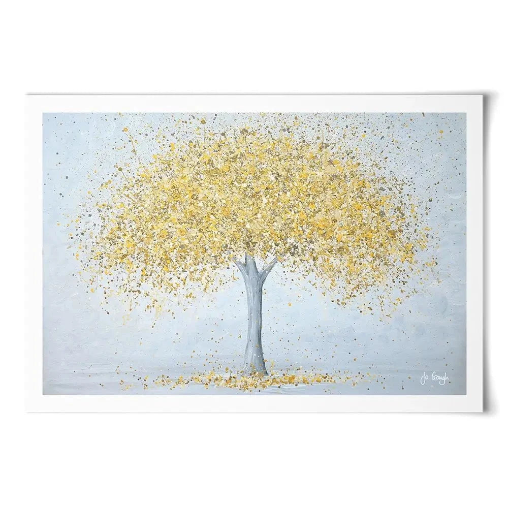 Golden Love Art Print Golden Love Art Print wall art product Jo Gough