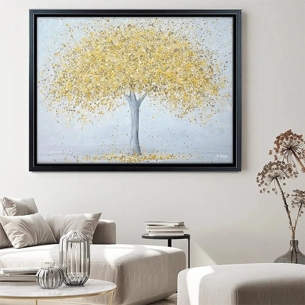 Golden Love Canvas Print Golden Love Canvas Print wall art product Jo Gough