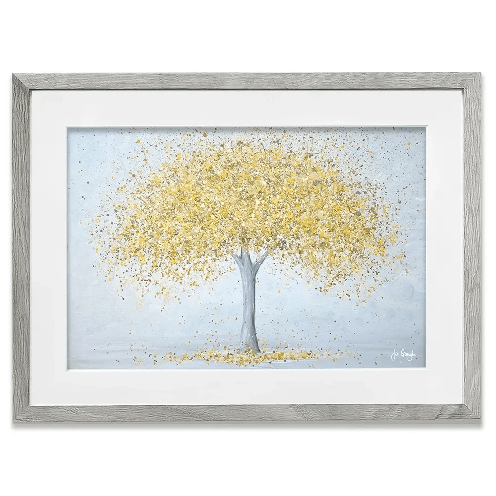 Golden Love Framed Art Print Golden Love Framed Art Print wall art product Jo Gough