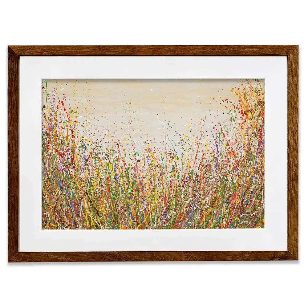 Golden Meadow Framed Art Print Golden Meadow Framed Art Print wall art product Olga Tkachyk