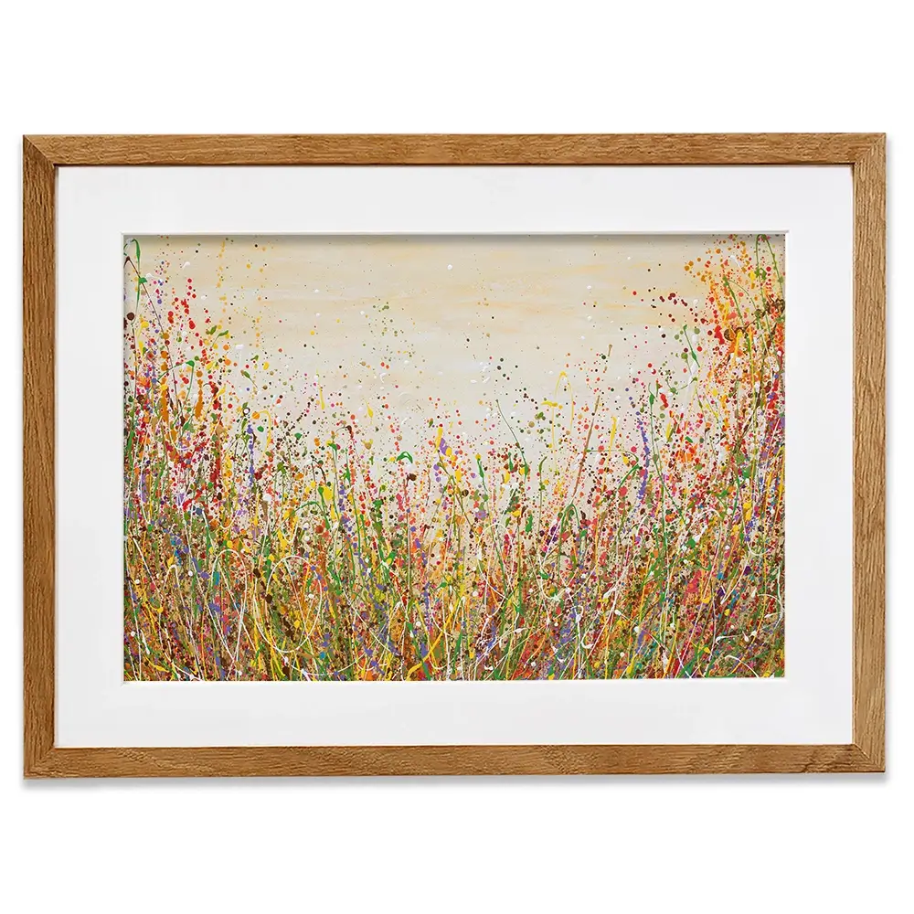 Golden Meadow Framed Art Print Golden Meadow Framed Art Print wall art product Olga Tkachyk