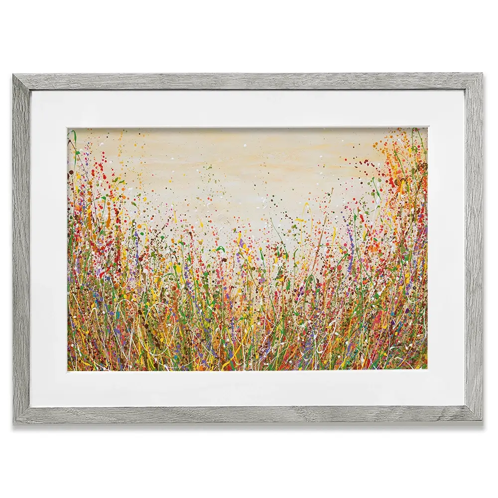 Golden Meadow Framed Art Print Golden Meadow Framed Art Print wall art product Olga Tkachyk