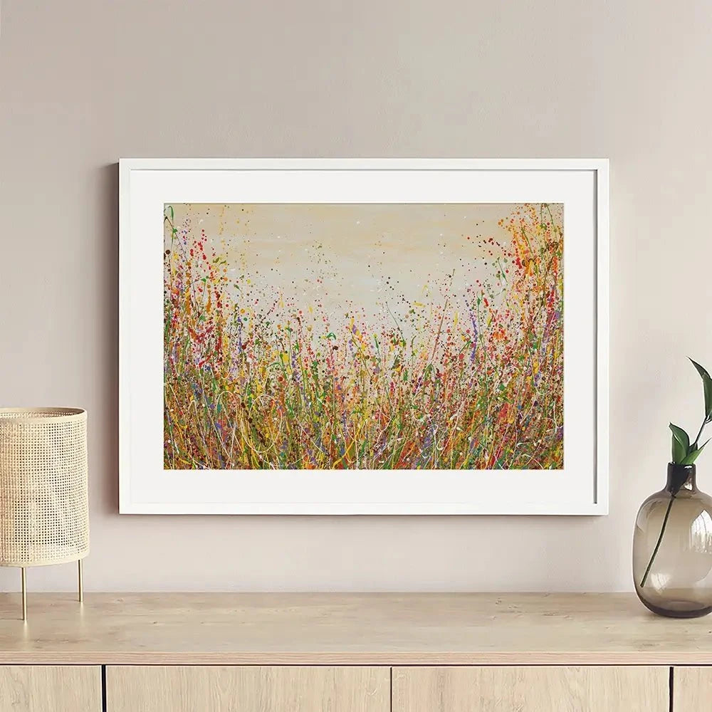 Golden Meadow Framed Art Print Golden Meadow Framed Art Print wall art product Olga Tkachyk