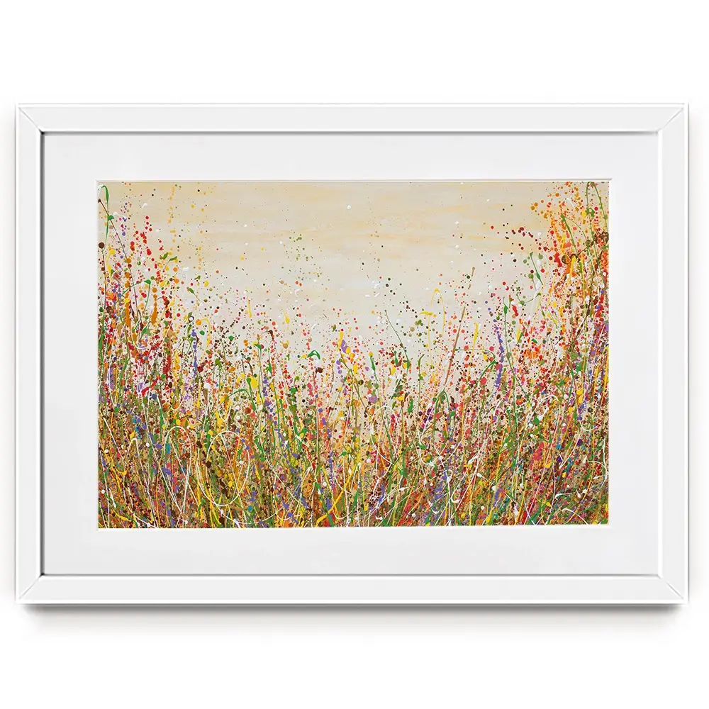 Golden Meadow Framed Art Print Golden Meadow Framed Art Print wall art product Olga Tkachyk
