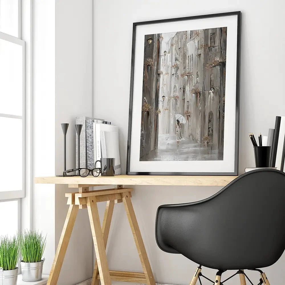 Golden Moment Of Peace Framed Art Print Golden Moment Of Peace Framed Art Print wall art product Isabella Karolewicz